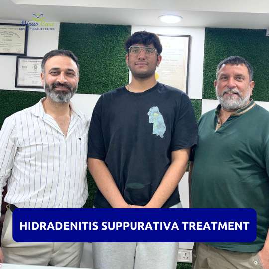 Happy Patient after Successful Hidradenitis suppurativa (HS) treatment in Gurgaon Happy Patient after Successful Hidradenitis suppurativa (HS) treatment in Gurgaon