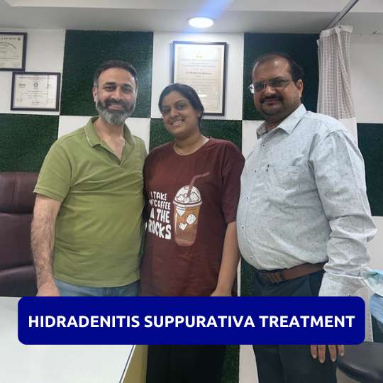 Happy Patient after Successful Hidradenitis suppurativa (HS) treatment in Gurgaon Happy Patient after Successful Hidradenitis suppurativa (HS) treatment in Gurgaon