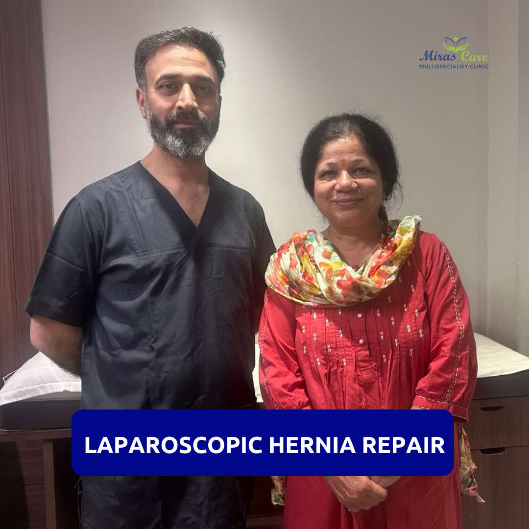 Happy Patient after Successful Laparoscopic hernia repair in Gurgaon Laparoscopic hernia repair review in Gurgaon