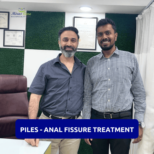 Happy Patient after Successful PILES - ANAL FISSURE treatmentTreatment in Gurgaon PILES - ANAL FISSURE treatment patient in Gurgaon
